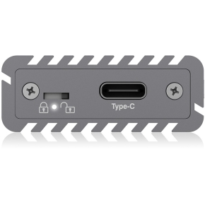 ICY BOX IB-1817M-C31 Externes USB-C 3.1 Gehäuse für M.2 NVMe SSD Aluminium