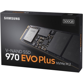 M.2 500GB Samsung 970 EVO plus NVMe PCIe 3.0 x 4 1.3 Phoenix Controller retail