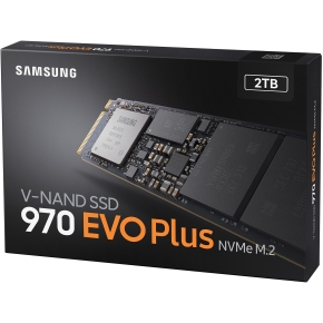 M.2 2TB Samsung 970 EVO plus NVMe PCIe 3.0 x 4 1.3 Phoenix Controller retail