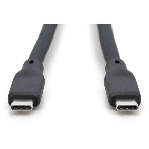 Digitus USB-C 3.2 (ST-ST) 1m Anschlusskabel Silikon 4K 100W Schwarz