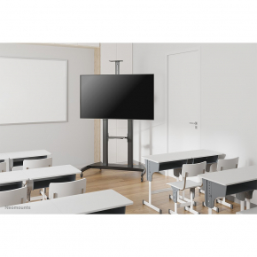 Neomounts PLASMA-M1950E mobiler Bodenständer für Flachbild-Fernseher bis 100 (254 cm), Höhenverstellbar - Schwarz
