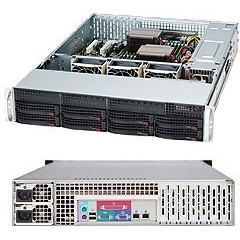 2HE SUPERMICRO CSE-825TQC-R1K03LPB