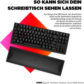 Omen by HP Spacer Gaming Keyboard TKL QWERTZ black