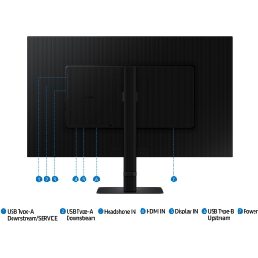 Samsung ViewFinity S6 S32D600EAU - S60UD Series - LED-Monitor - 81.3 cm (32)