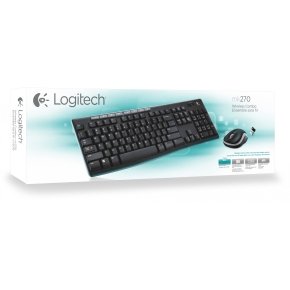 Logitech Desktop MK270 Wireless [FR] black