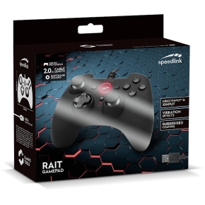 Speedlink Gamepad RAIT. für PC/PS3/Switch/OLED. schwarz retail