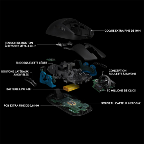 Logitech G PRO LIGHTSPEED Wireless Gamong Mouse Optisch