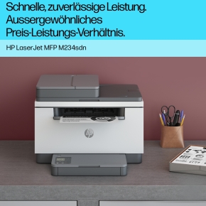 L HP LaserJet M234sdn S/W-Laserdrucker 3in1 A4 LAN ADF Duplex