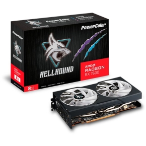 RX 7600 8GB PowerColor Hellhound Radeon GDDR6