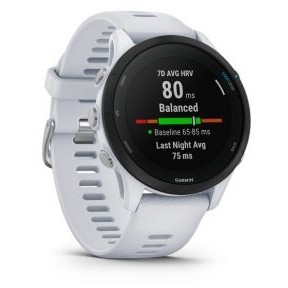 Garmin Forerunner 255 Music 46mm stone white