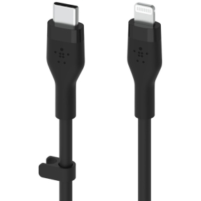 Belkin Flex Lightning/USB-C, Apple zert., 1m, schwarz