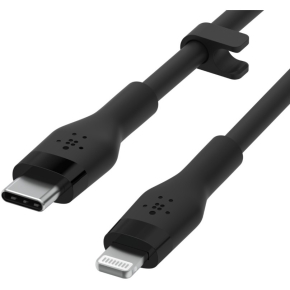 Belkin Flex Lightning/USB-C, Apple zert., 1m, schwarz