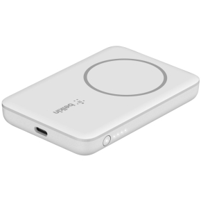 Belkin Magn. drahtlose Powerbank, MagSafe, 2.500 mAh, weiß