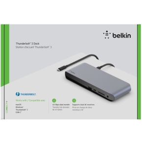 Belkin Thunderbolt™ 3 Dock Pro, incl. 0.8m Thunderbolt 3 Kabel