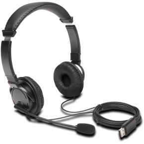 Kensington Headset Hi-Fi mit Mikrofon. USB-A 1.80m Kabel.sw
