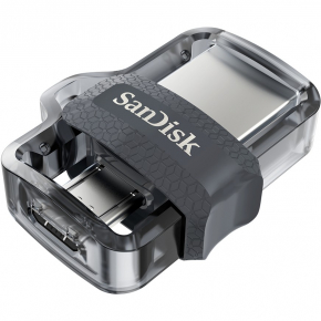 STICK 256GB USB3.0/microUSB SanDisk Ultra Dual Grey