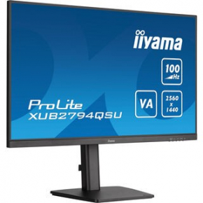 68,6cm/27 (2560x1440) Iiyama ProLite XUB2794QSU-B6 WQHD LED 100Hz 1ms HDMI DP USB LS VESA Pivot Black