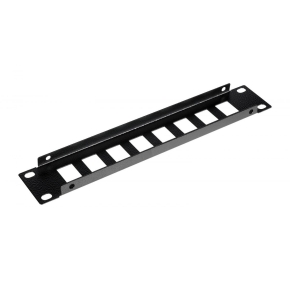 Equip Patchpanel 10 mit Keystone Montage 1U. schwarz