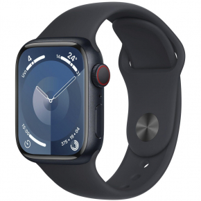 Apple Watch S9 Aluminium 45mm Mitternacht (Sportarmband mitterancht) M/L