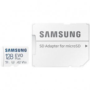 CARD 128GB Samsung EVO Plus MicroSDXC 130MB/s +Adapter