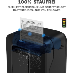 Fellowes Powershred LX201 Aktenvernichter MicroCut 12 Blatt 2x12mm P-5 Schwarz