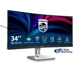 Philips 86.4cm (34.0) 34B2U5600C 21:09 HDMI+DP+USB-C grey