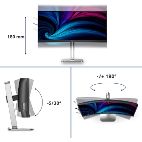 Philips 86.4cm (34.0) 34B2U5600C 21:09 HDMI+DP+USB-C grey