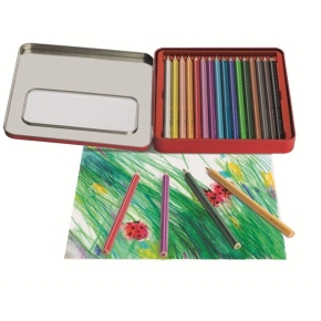 FABER-CASTELL Buntstift Jumbo Grip 16er Metalletui