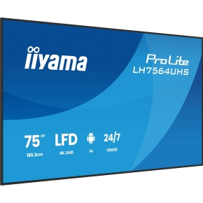 IIYAMA 189.3cm(75) LH7564UHS-B1AG 16:9 2xHDMI+USB-C (Speditionsversand)