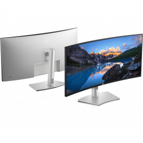 100,8cm/39,7 (5120x2160) Dell UltraSharp U4021QW Curved 21:9 8ms 60Hz IPS 2xHDMI DisplayPort VESA Lift WUHD Silver