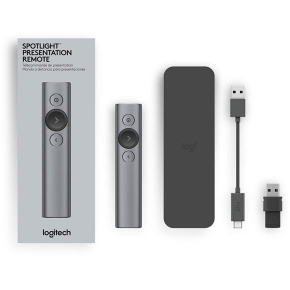 Logitech wireless Presenter Spotlight Schiefer-Grau