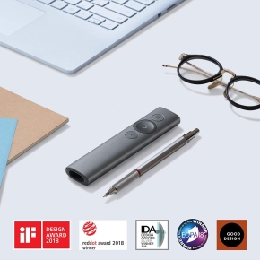 Logitech wireless Presenter Spotlight Schiefer-Grau