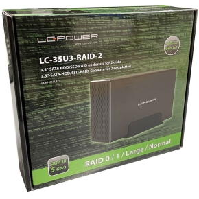 LC-Power Speichergehäuse LC-35U3-RAID-2