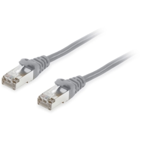 Equip Patchkabel Cat6A S/FTP 2xRJ45 0.25m grau LSZH Polybeutel