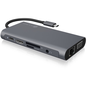 ICY BOX IB-DK4040-CPD USB-C 10-in-1 PD 100W DockingStation