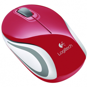 Logitech M187 wireless Mini Mouse Red
