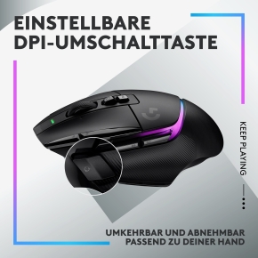 LOGITECH G502 X PLUS - BLACK/PREMIUM - EER2