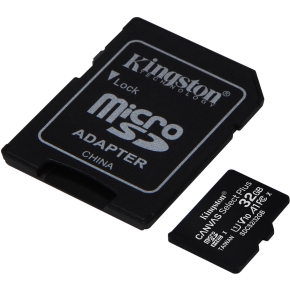 CARD 32GB Kingston Canvas Select Plus MicroSDHC 100MB/s +Adapter