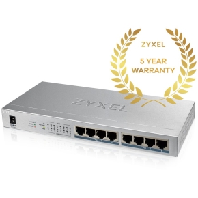 8P Zyxel GS-1008HP POE