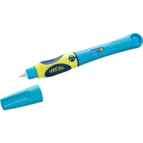 Pelikan Füllhalter griffix P2NBL NeonFreshBlue Links. Faltschachtel