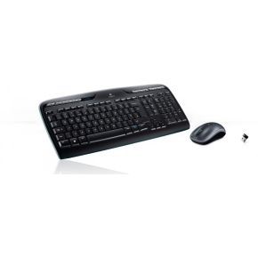 Logitech Desktop MK330 Wireless Black - US Layout