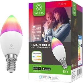 WOOX R9075 Smart Bulb E14 RGB+CCT