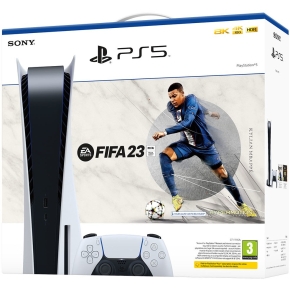 Sony PlayStation 5 Disc Edition inkl. FIFA 23 black white