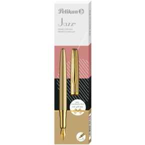 Pelikan Füllhalter Jazz Noble Elegance P36 Gold Gelb Geschenkbox