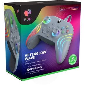 PDP Controller kabelgebunden Afterglow Wave grau XBOX Serie