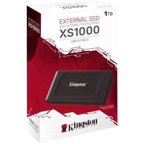 1TB Kingston XS1000 USB 3.2 Gen2 Black