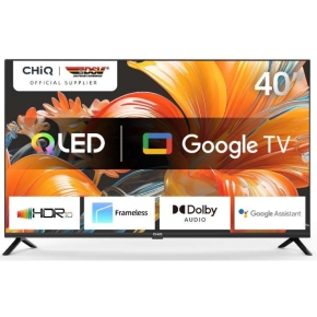 Chiq L40QG7L 40 100cm 16:9 FHD QLED Google TV bk