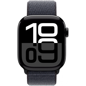 APPLE Watch Series 10 GPS 42mm Jet Black Aluminium Case with Ink Sport Loop