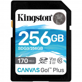 CARD 256GB Kingston Canvas Go! Plus SDXC 170MB/s