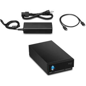 LACIE 1big Dock SSD Pro 4TB Thunderbolt 3 USB 3.1 8,9cm 3,5Zoll fuer MAC & PC - grau